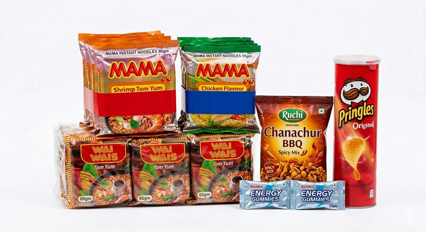 নুডলস ও স্ন্যাক্সের ডেইলি প্যাকেজ — Noodles & Snacks Daily Fun Pack