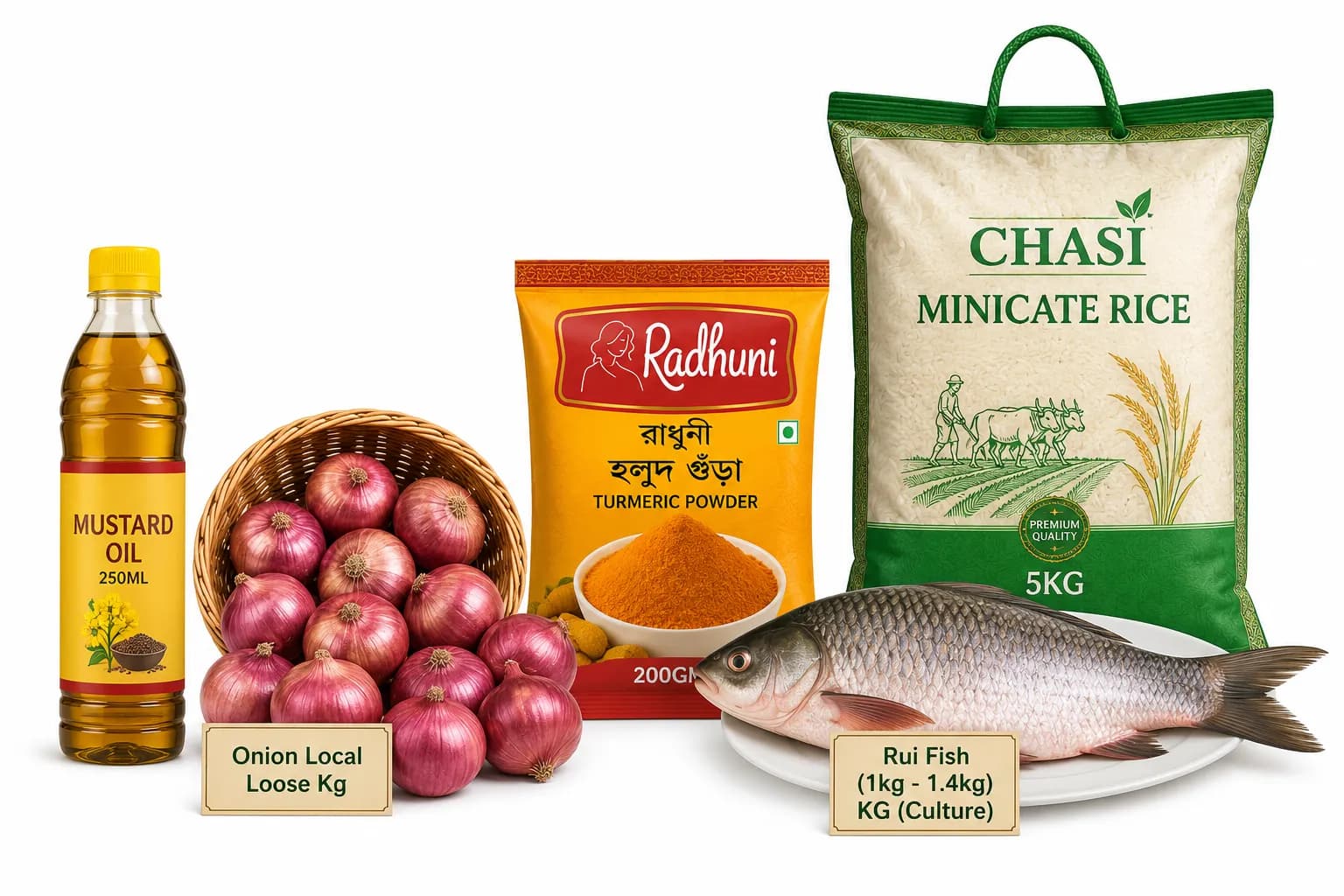 ভাত-মাছের ডেইলি প্যাকেজ — Bhat-Mach Daily Bangladeshi Meal Pack