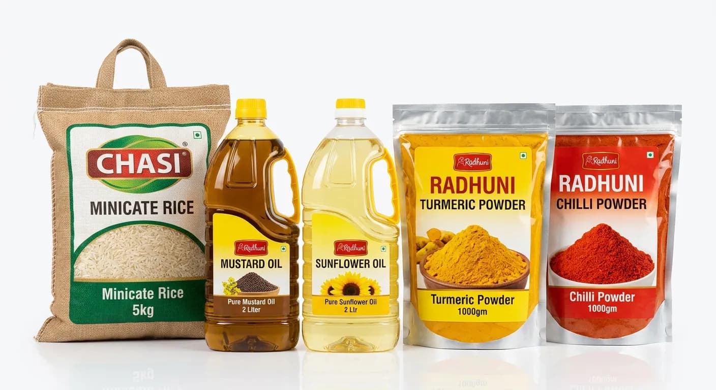 মাসিক পারিবারিক বাজার প্যাকেজ — Masik Paribari Monthly Family Grocery Pack