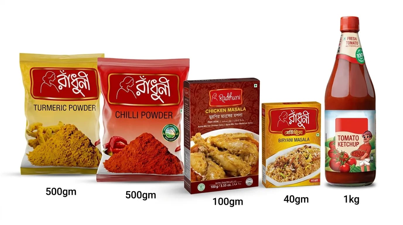 মাসিক মশলা ও সস কিট — Monthly Masala & Sauce Complete Kit