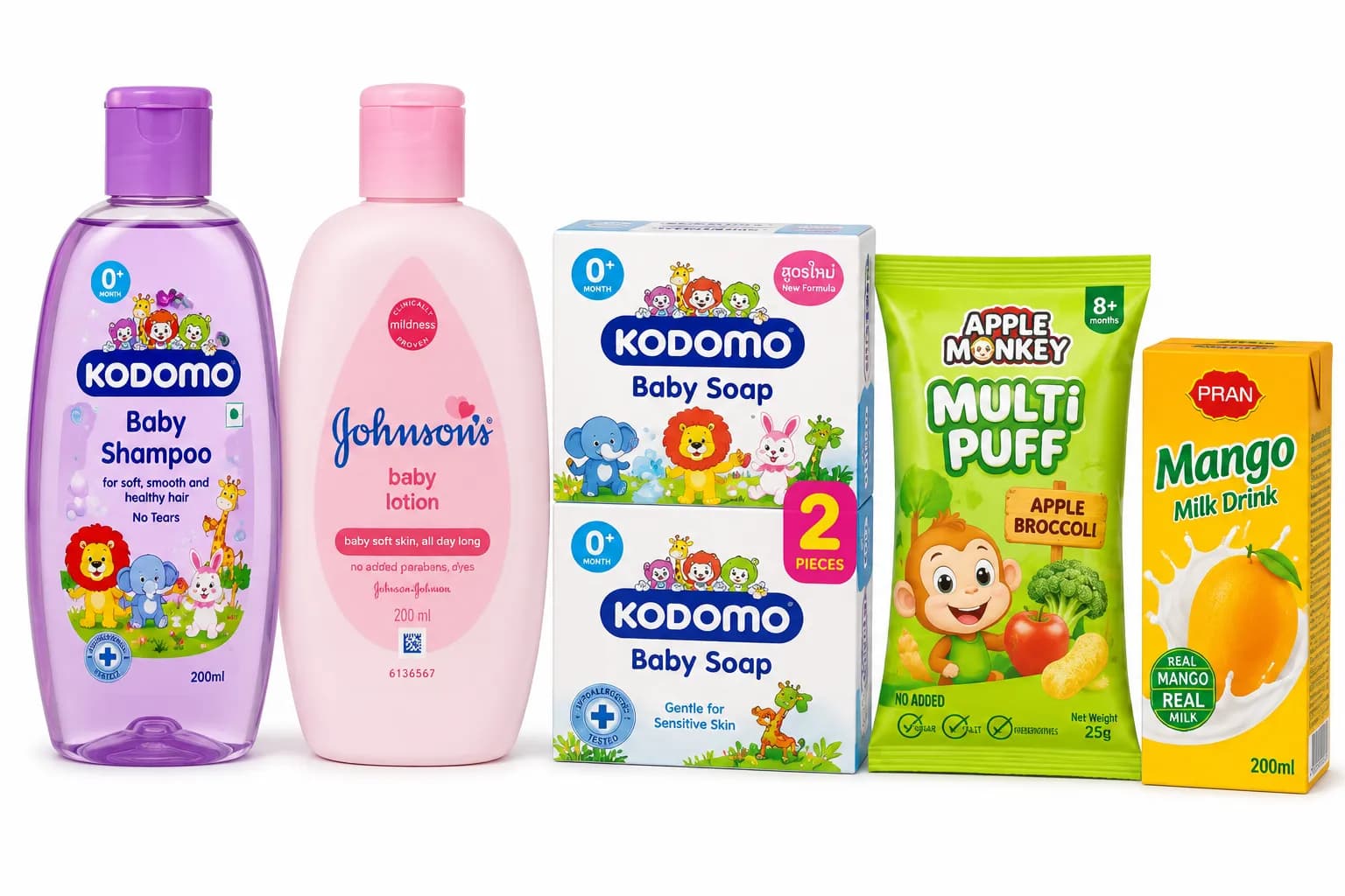 শিশুর যত্ন ডেইলি প্যাকেজ — Shishu Jotno Daily Baby Care Pack