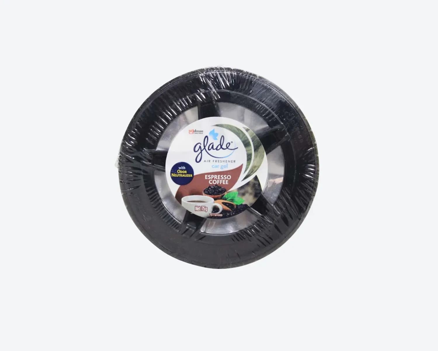 Glade air freshener car gel espresso coffee 75Ml ID