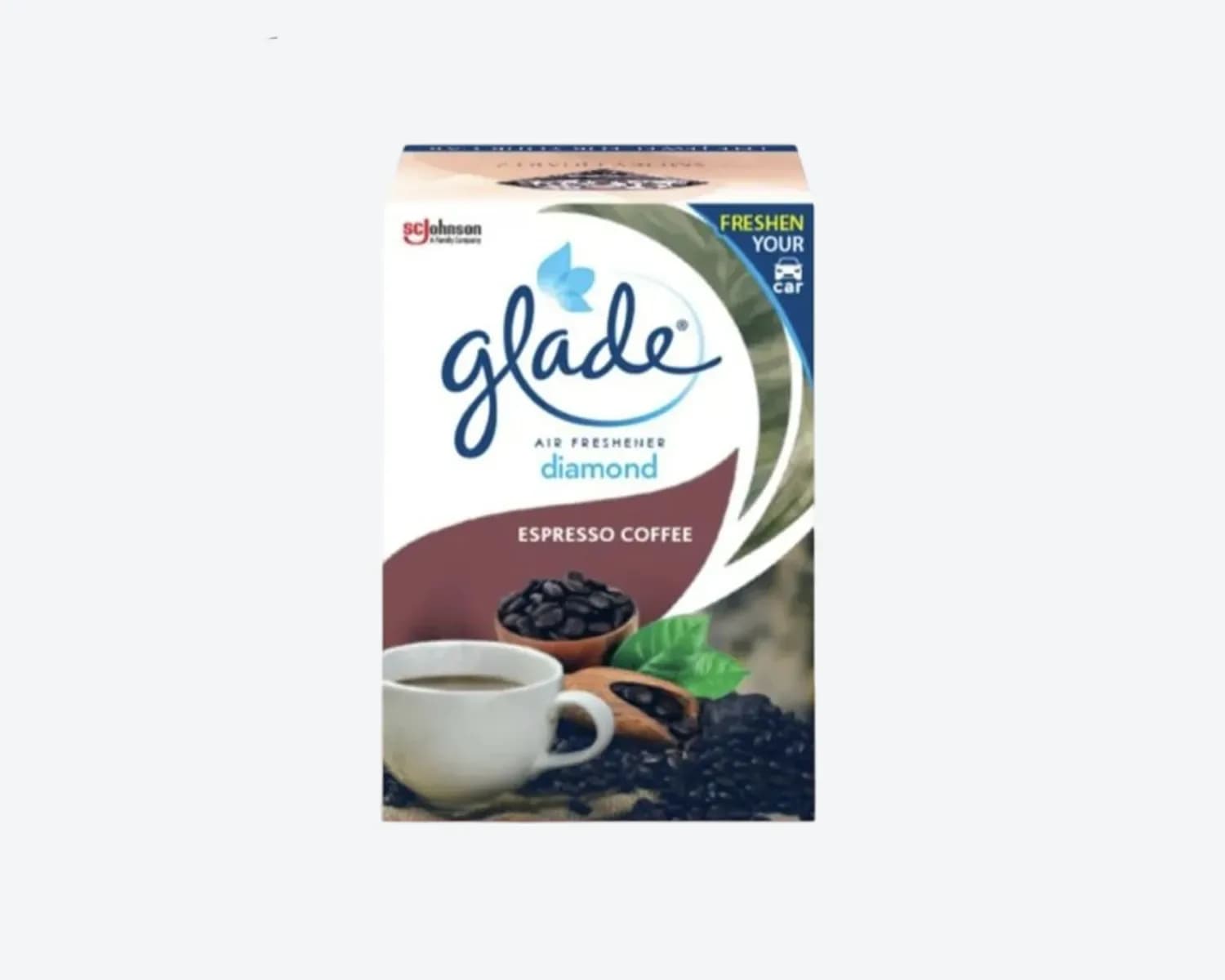 Glade diamond car air freshener Espresso coffee 80Ml ID